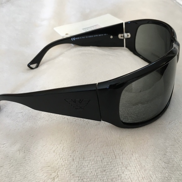 Emporio Armani 9332/S Black Sunglasses New!  Flawless!